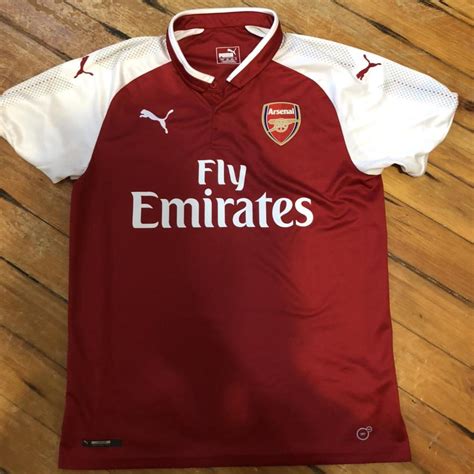 Arsenal Puma Home Jersey 9/10 condition Worn twice... - Depop