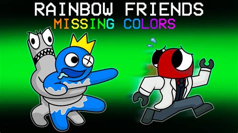 THE RAINBOW FRIENDS COLORS ARE MISSING in Among Us... - YouTube