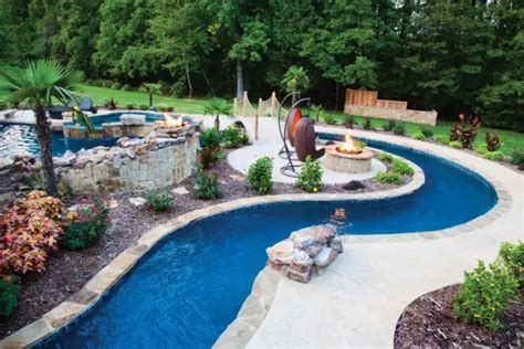 Project Highlight: Lazy River Pool - Luxury Pools + Outdoor Living