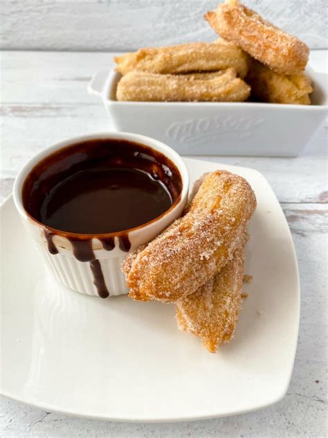 Copycat Disneyland Churros with Chocolate Sauce | Scrambled Chefs