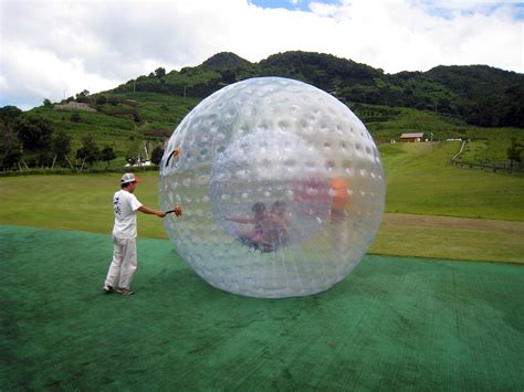 My first Zorbing | Zorbing is where two people get in a gian… | Flickr