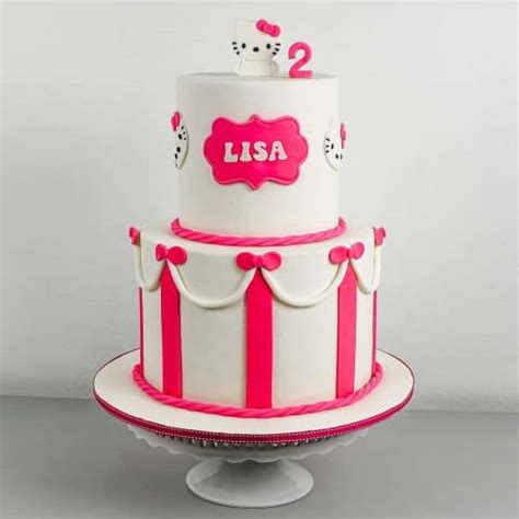 Hello Kitty Birthday Cake Design (How to Make) | Decorated Treats