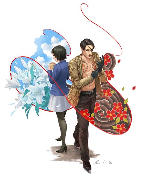 Yakuza 0 - Majima and Makoto by sandara on DeviantArt | Yakuza 0 majima ...