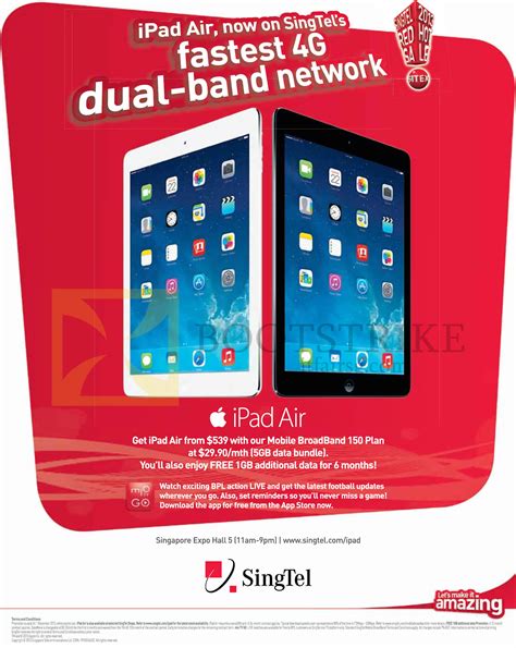 Apple iPad Air Tablet » Singtel SITEX 2013 Smartphones, Tablets, Home / Mobile Broadband & Mio ...