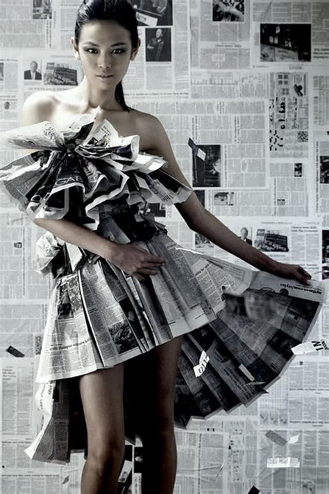 20 Creative Newspaper Craft Fashion Ideas - Hative