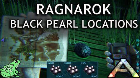 Black Pearl Location on Ragnarok - Ark Survival Evolved - YouTube