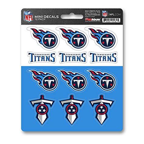 Tennessee Titans Sticker Set Mini 12-Pack | Sports Hard Hats