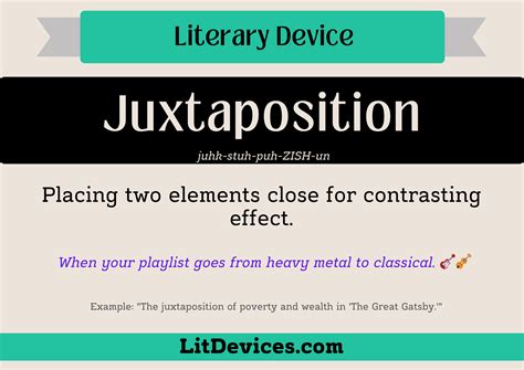 Exploring the Power of Juxtaposition: A Literary Device to Enhance Your Writing