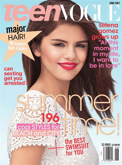 Selena Gomez | Teen Vogue June/July 2011 | Styles Inspiration