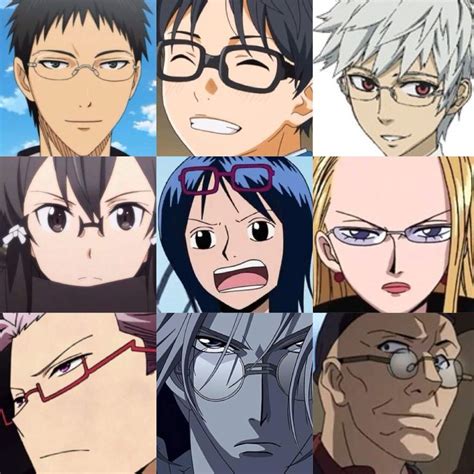 An Image Of Two Anime Characters With Glasses On Their Heads And One | My XXX Hot Girl