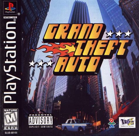 Grand Theft Auto (1997) PlayStation box cover art - MobyGames