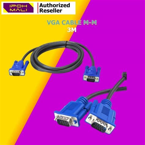 VGA CABLE M-M 3M | Lazada: Buy sell online Cables with cheap price | Lazada