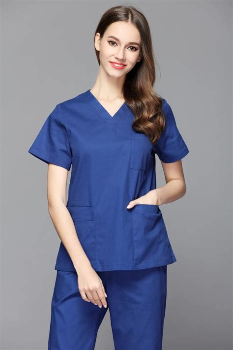 Women Sweater Medical Scrubs Man And Woman,women's Short Sleeve Scrub Uniforms Set Dental ...