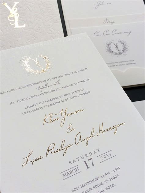 vinas invitation. sydney wedding invitation. indonesia wedding invitati ...