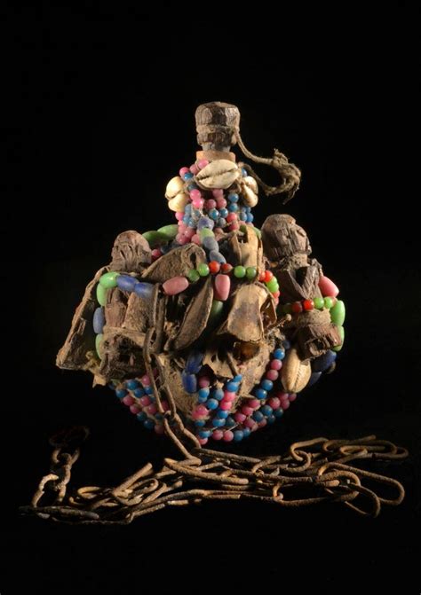 Africa | Vodun medicine container from Benin. | Photo by Mara Balint | Africa, Tribal art ...