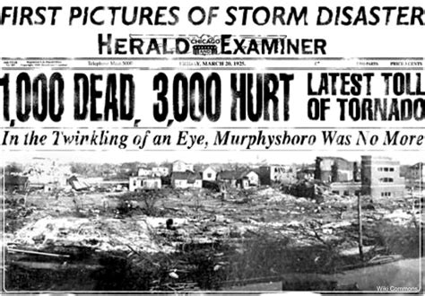 Deadliest Tornado of All Time Descended on Midwest In 1925 When The ...