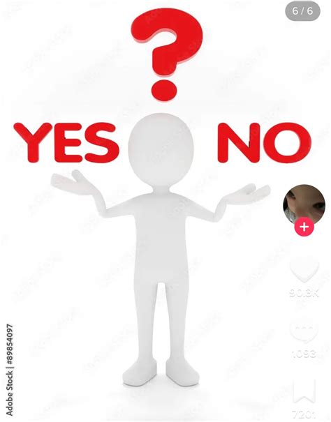 Yes or No? (TikTok Photo Slide) Original Slideshow | "Yes or No ...