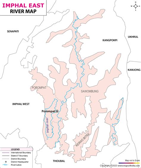 Imphal East River Map