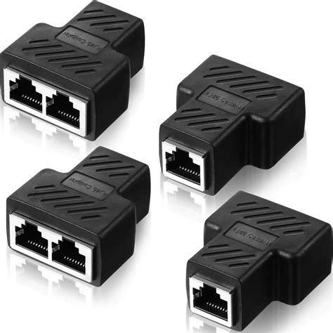 Amazon.com: RJ45 Ethernet Splitter Connectors 1 to 2 Splitter ...