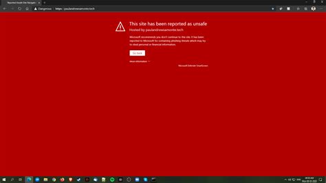 Microsoft Edge - Microsoft Defender SmartScreen marked my Website - Microsoft Community
