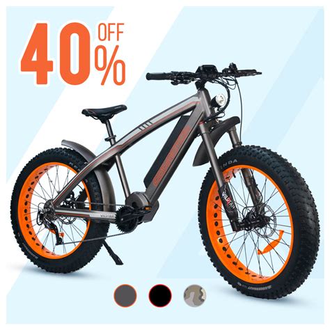 Mid-drive Motor Electric Bike丨1000 Watt Hunting E-Bike丨Addmotor MOTAN ...