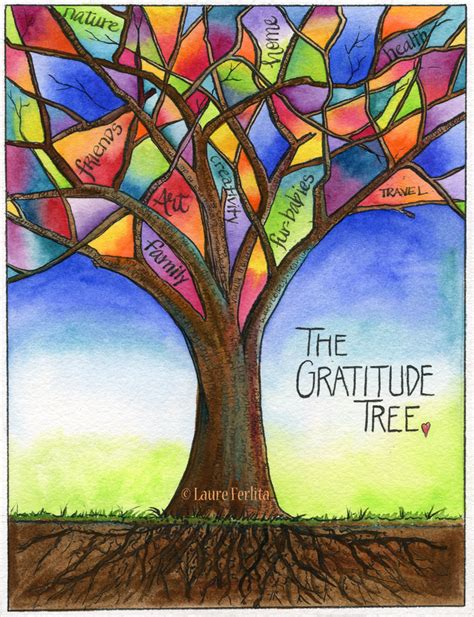 The Gratitude Tree – Art Journaling Class