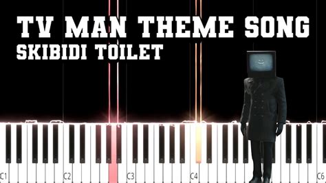 TV Man Theme Song - Skibidi Toilet (DaFuq!?Boom!) (Beginner-Super Easy) Piano Tutorial - YouTube