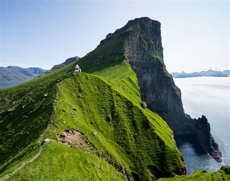 Kallur lighthouse on Kalsoy • Road Tripster