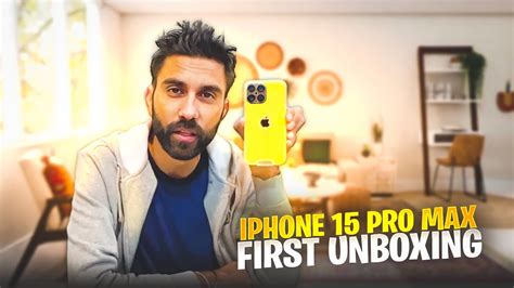 UNBOXING IPHONE 15 PRO MAX 😱🔥 - YouTube