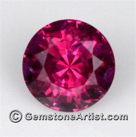 Untreated Ruby from Madagascar in a 9-main Ceylon Brilliant. 0.57 ct, 4 ...