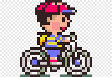 M 3 M 1+2 Mario Ness, earthbound ness sprite, rectangle, wii U png | PNGEgg