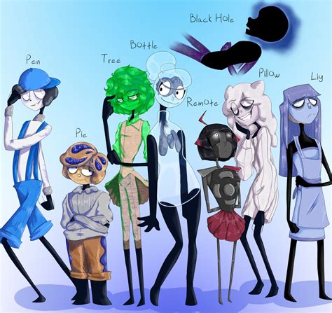 crumcharoni and cheese — EVERY SINGLE BFDI CHARACTER (pretty much, i...