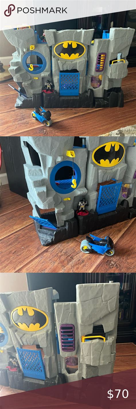 Imaginext Batman Cave Playset • | Playset, Clothes design, Style