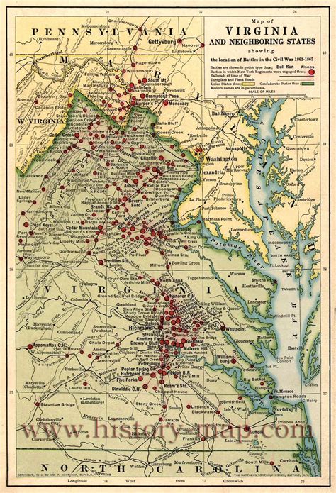 Map of Civil War Battles in Virginia | Civil war battles, Civil war history, American civil war
