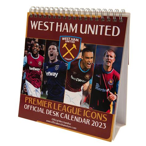 West Ham 2023 Official Desk Calendar