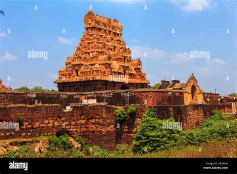 Brihadeeswara Temple in Thanjavur, Tamil Nadu, India. One of UNESCO's World Heritage Sites Stock ...