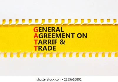 Gatt Symbol Concept Words Gatt General Stock Photo 2255618801 ...