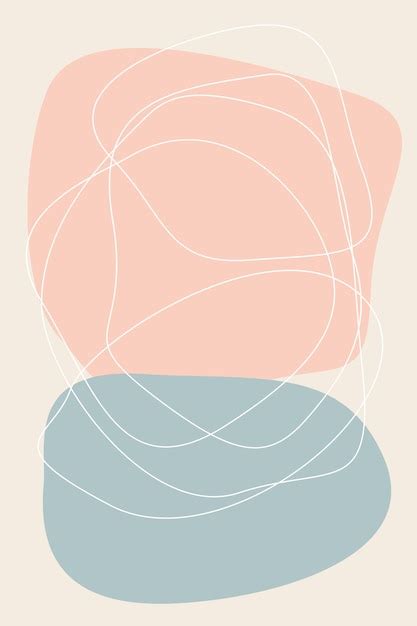 Premium Vector | Doodle abstract minimalist base cover layer background line lineart poster ...