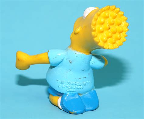 THE SIMPSONS PVC FIGURE BART SIMPSON PLAYING AIR GUITAR 1990 BULLYLAND GERMANY - Boonsart shop