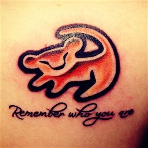 Remember who you are lion king tattoo | Tattoos | Pinterest | Meaning ...