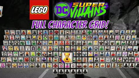 LEGO DC Super Villains - All Characters Unlocked! All 162 Characters ...