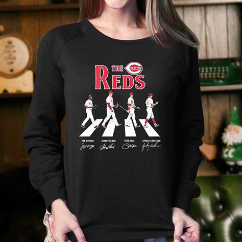 The Cincinnati Reds Abbey Road 2023 Signatures Shirt - Shibtee Clothing