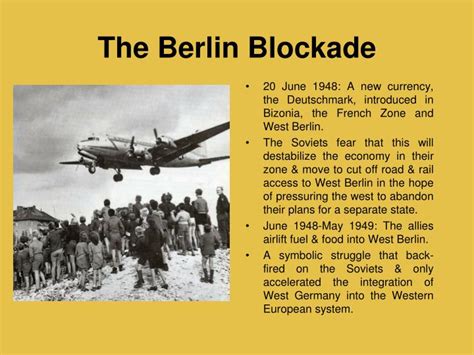 The Failure Of The Berlin Blockade