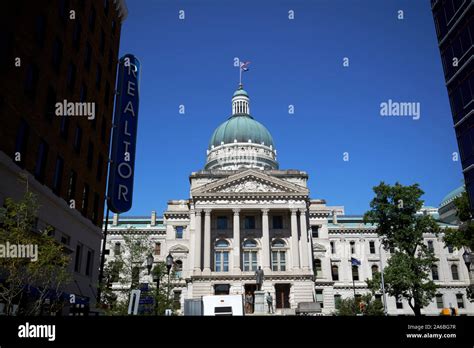 indiana statehouse state capitol building indianapolis indiana USA ...