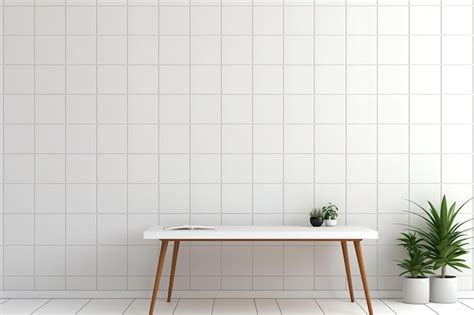 Premium AI Image | Minimalist White Grid Pattern An Aesthetic Wallpaper ...