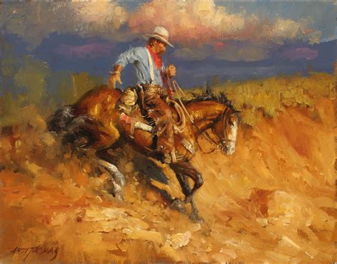 Andy thomas | West art, Cowboy art, Western art paintings