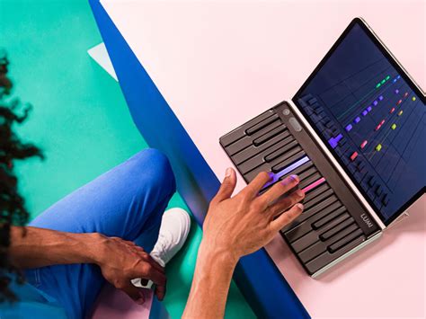 ROLI LUMI Keys portable beginner's keyboard features lights to guide you as you play songs ...