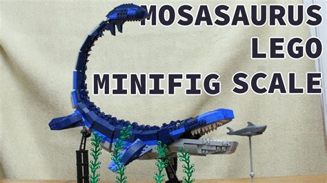 LEGO JURASSIC WORLD MOSASAURUS MOC - Minifigure Scale! - YouTube