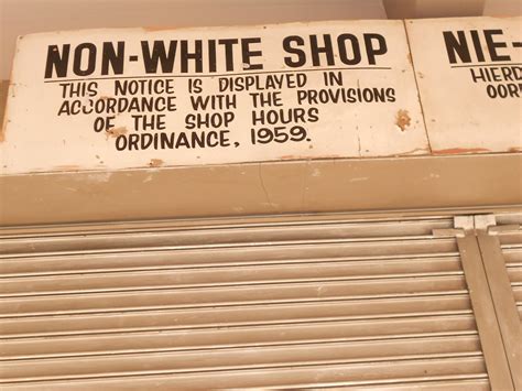 Photo of the Day: Apartheid South Africa Sign