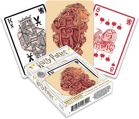 AQUARIUS Harry Potter Playing Cards Gryffindor, Multicolor, 52439 ...